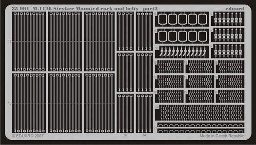 Eduard 35991 M-1126 Mounted rack and belts 1/35 Trumpeter – zdjęcie 2