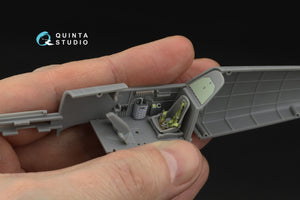Quinta Studio QD48532 Bf 109E-3/4 3D-Printed &amp;amp; coloured Interior on decal paper (HobbyBoss) 1/48 – zdjęcie 9