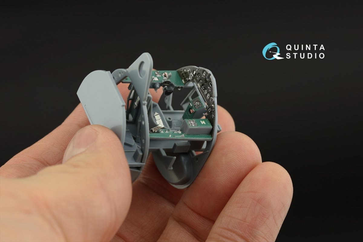 Quinta Studio QD48319 F4F-3 late 3D-Printed &amp;amp; coloured Interior on decal paper (Eduard) 1/48 – zdjęcie 10
