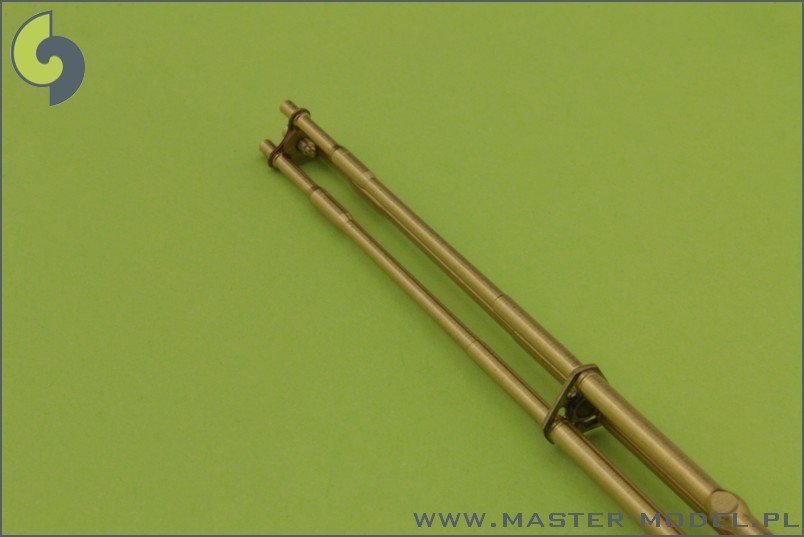 Master AM-35-001 M197 - Three-barrelled rotary 20mm cannon - turned barrels with etched barrel clamps 1/35 – zdjęcie 3