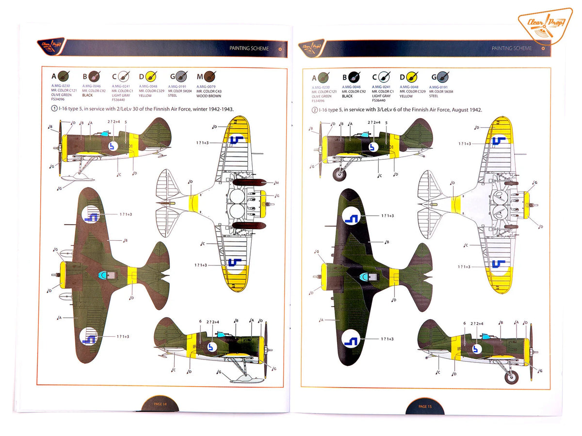 Clear Prop! CP4820 I-16 Type 5 In Finnish Service 1/48 – image 16