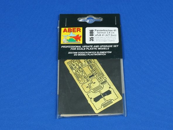 Aber 35086 2,8 cm sPzB41 (niemieckie dzialko) - zawiera elementy do Sd.Kfz.25/11 (DRA)1/35 – zdjęcie 3