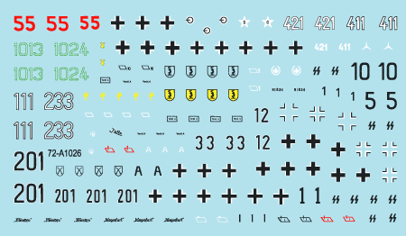 Star Decals 72-A1026 German tanks in Italy # 6. Sturmgeschutz. 1/72 – image 3