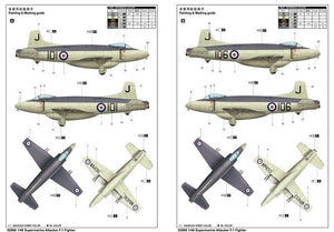 Trumpeter 02866 Supermarine Attacker F.1 Fighter (1/48) – image 3