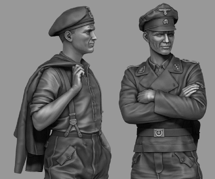 Panzer Art FI35-143 Waffen-SS tank officers set 1/35 – zdjęcie 2