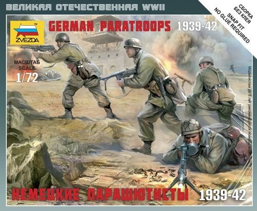 Zvezda 6136 German IIWW Fallschirmjager 1/72