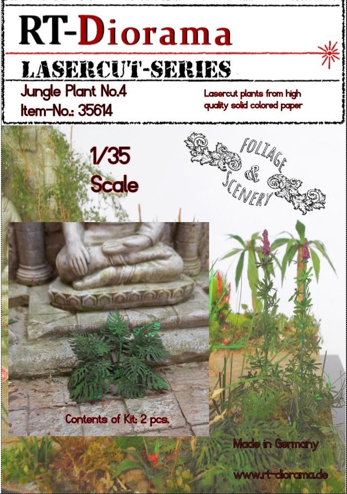 RT-Diorama 35614 Plante de la jungle n° 4 1/35