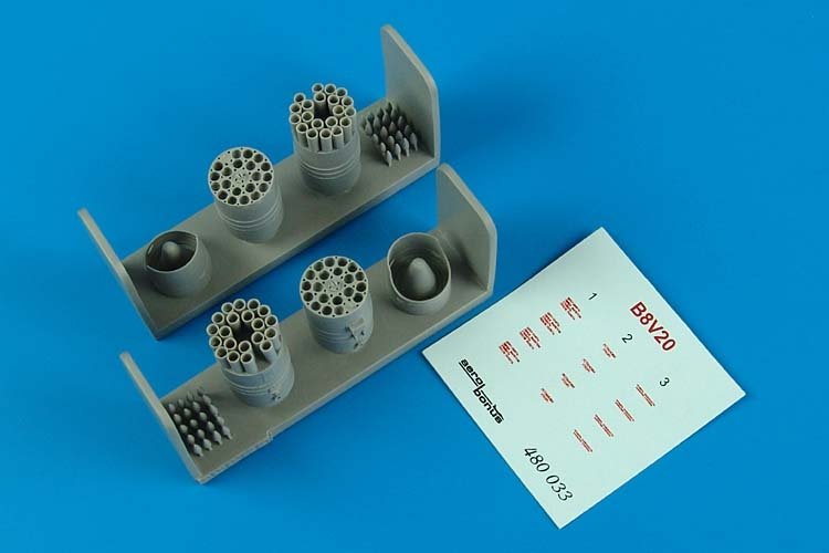 Aerobonus 480033 B8V20 Russian rocket launcher 1/48