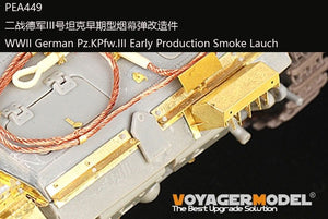 Voyager Model PEA449 WWII German Pz.KPfw.III Early Production Smoke Lauch (GP) 1/35 – zdjęcie 2