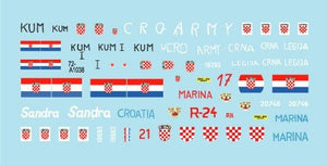 Star Decals 72-A1038 CRO-ARMY # 2. Domovinski Rat / Homeland War 1991-95 1/72 – zdjęcie 3