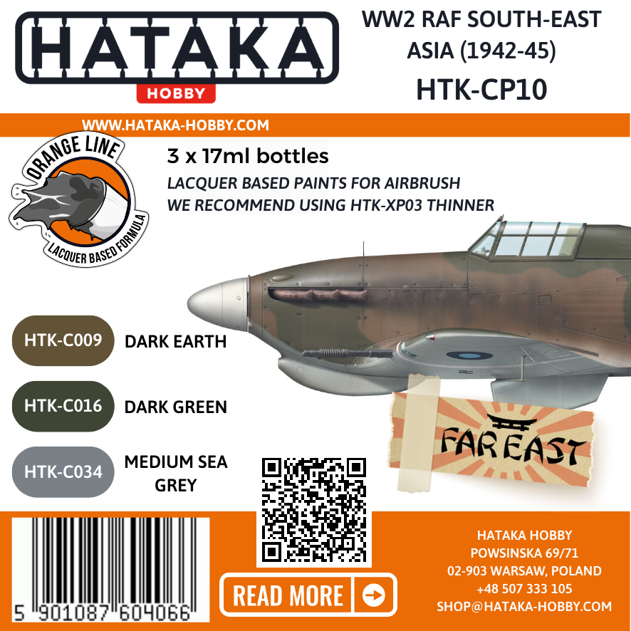 Hataka Hobby HTK-CP10 WW2 RAF South-East Asia (1942-45) – zdjęcie 2