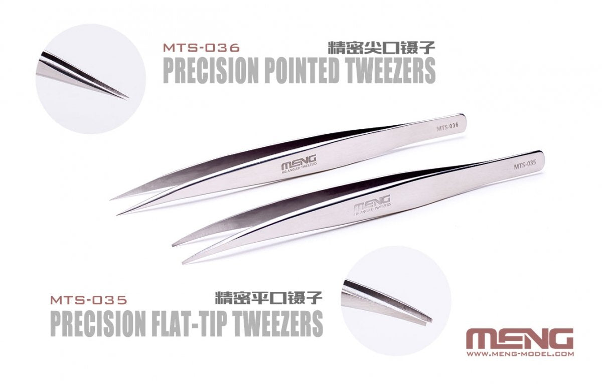 Meng Model MTS-035 Precision Flat-tip Tweezers (Precyzyjne pincety płaskie) – zdjęcie 3