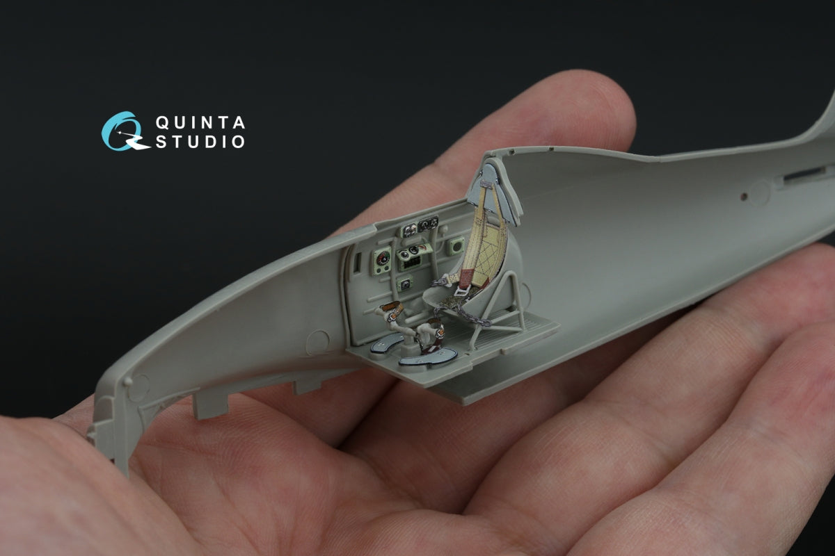 Quinta Studio QD48467 Macchi MC.200 Saetta (Late) 3D-Printed coloured Interior on decal paper (Italeri/Tamiya) 1/48 – zdjęcie 12