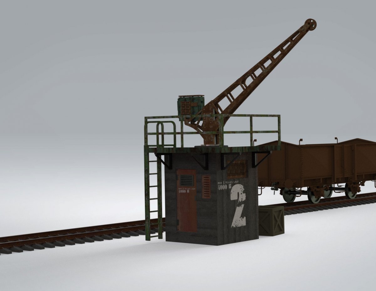RT-Diorama 35309 4to. Railroad-Crane 1/35 – zdjęcie 4