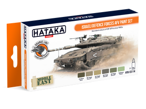 Hataka HTK-CS114 Israeli Defence Forces AFV Paint Set 6x17 ml – zdjęcie 3