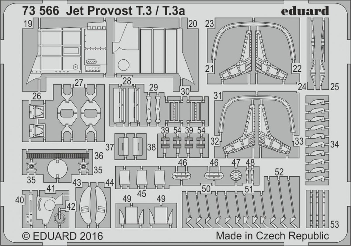 Eduard 73566 Jet Provost T.3 / T.3a AIRFIX 1/72