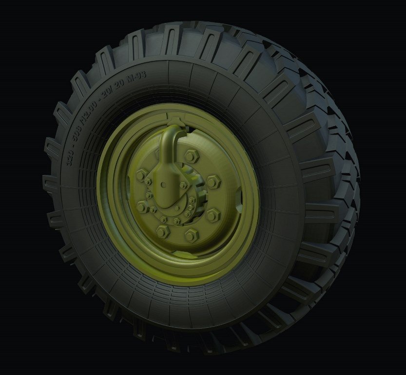 Panzer Art RE35-535 ZiL-131 road wheels 1/35 – image 2