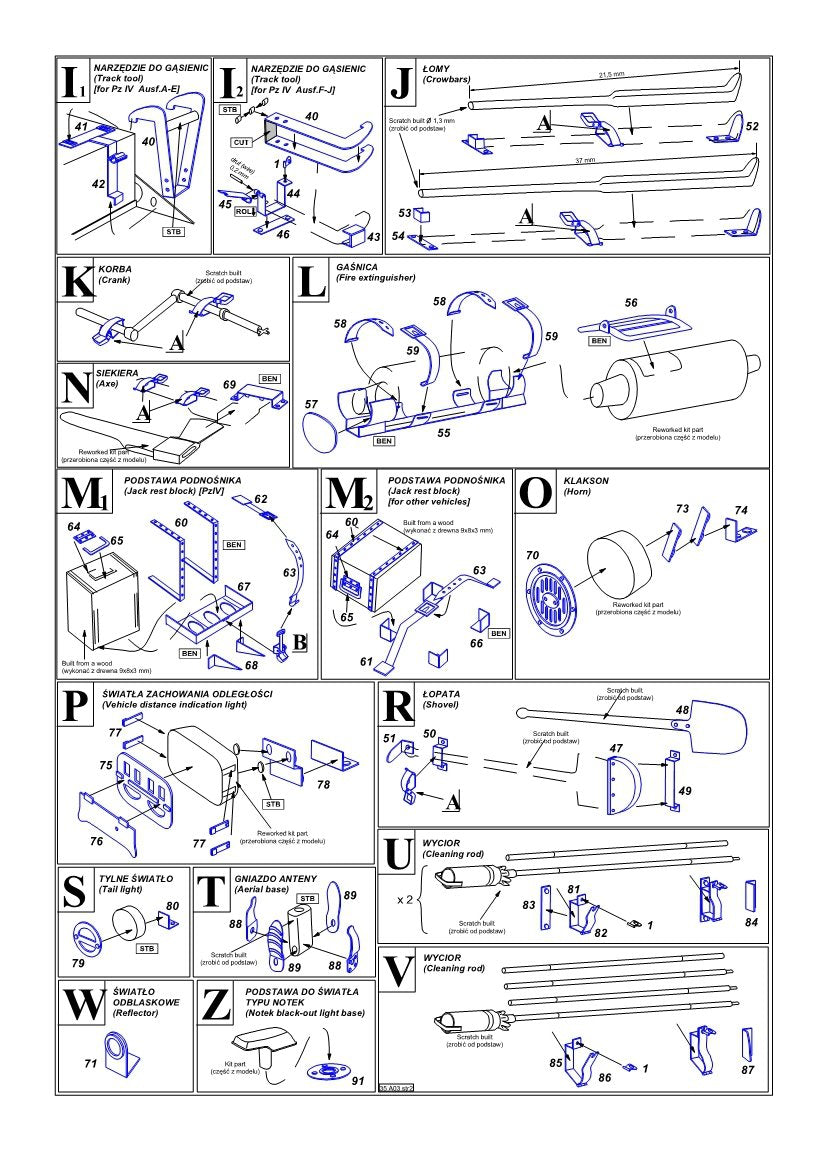 Aber 35A003 German tool holders up to 1943 (1/35) – image 5