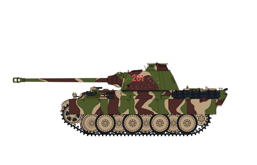 Meng Model TS-052 German Medium Tank Sd.Kfz. 171 Panther Ausf.G Early/Ausf.G with Air Defence Armor 1/35 – immagine 13