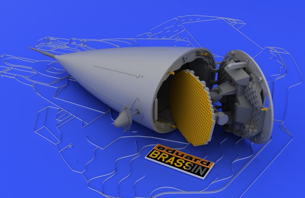 Eduard 648033 F-16 radar late 1/48 (Tamiya) – zdjęcie 3