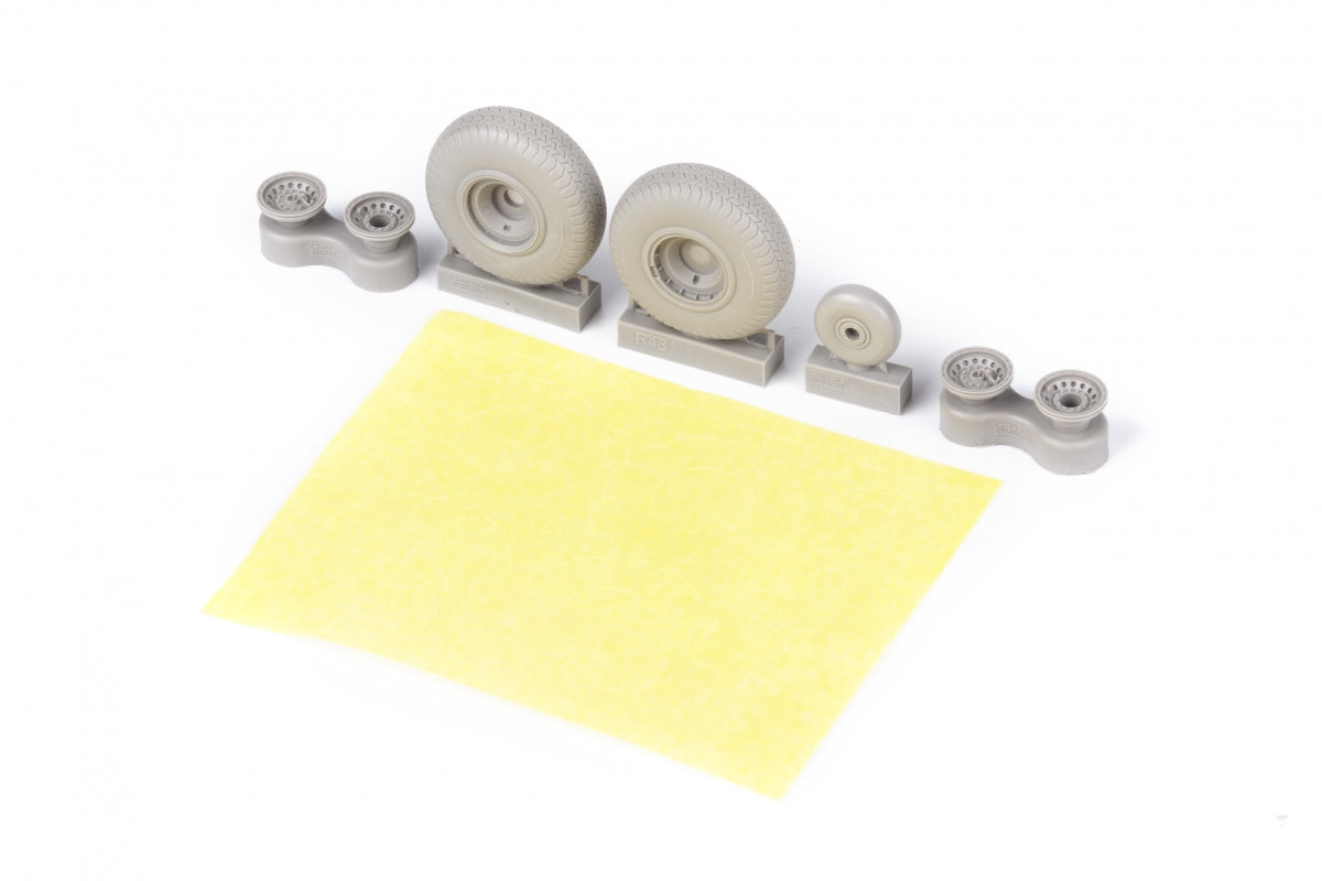 Eduard 6481027 B-17F wheels rhomboid tread EDUARD 1/48 – zdjęcie 2
