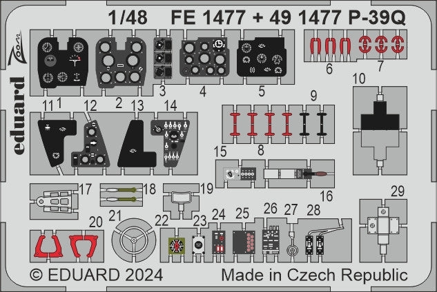 Eduard BIG49433 P-39Q detail set for Arma Hobby 1/48 – image 6