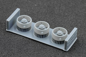 ScaleX WM 35022S Unimog 404 10.5-20 MPT Sagged wheel set (for AK-Interactive, ICM, Revell) 1/35