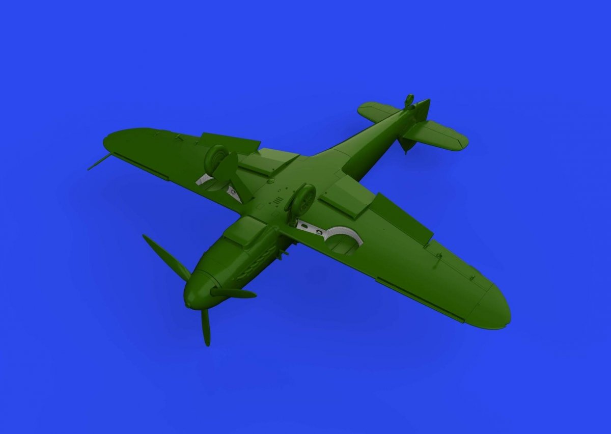 Eduard 672323 Bf 109F/G baies de train d'atterrissage angulaires IMPRESSION EDUARD 1/72