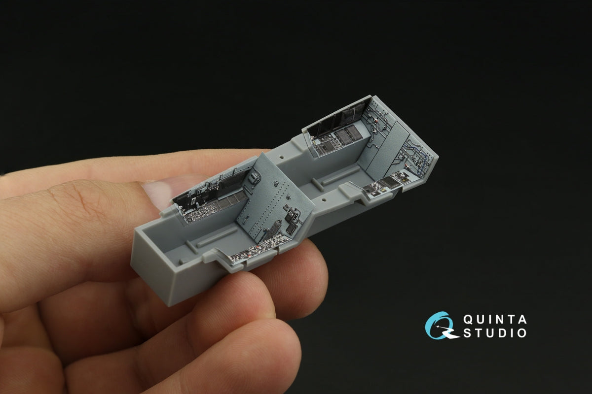 Quinta Studio QD48373 F/A-18F late / EA-18G 3D-Printed &amp;amp; colored Interior on decal paper (Hobby Boss) 1/48 – image 11