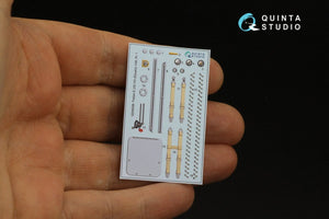 Quinta Studio QD48298 Fokker EV-DVIII 3D-Printed &amp;amp; colored Interior on decal paper (Eduard) 1/48 – image 2