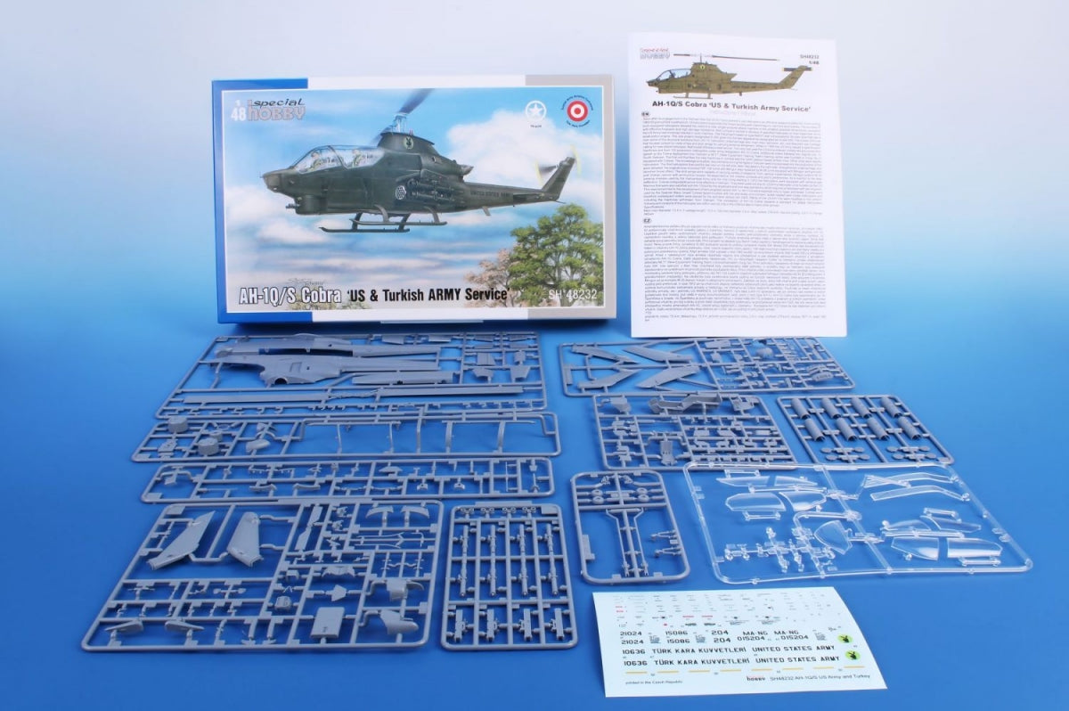 Special Hobby 48232 AH-1Q/S Cobra &amp;#39;US &amp;amp; Turkish Army Service&amp;#39; 1/48 – zdjęcie 4