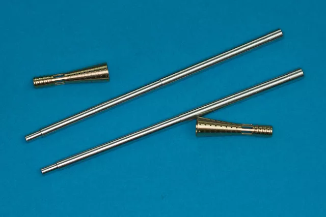 RB Model 35B105 5.5cm Flak barrels Used in prototype of E-50 &amp;quot;Flakpanzer&amp;quot; Set include 2 complete barrels 1/35 – image 4