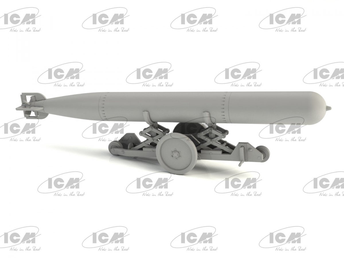 ICM 48405 WWII British Torpedo Trailer 1/48 – image 4
