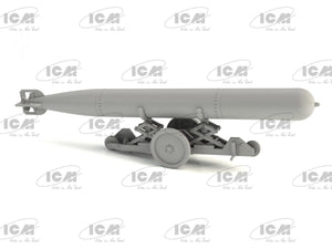 ICM 48405 WWII British Torpedo Trailer 1/48 – image 4