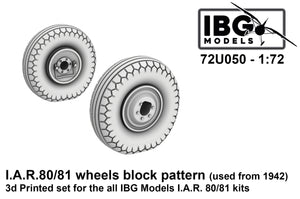 IBG 72U050 I.A.R. 80/81 Wheels Block Pattern (used from 1942) 1/72