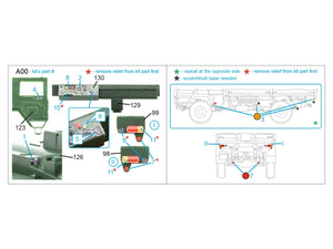 Quinta Studio QD35097 MAN mil gl family 3D-Printed &amp;amp; coloured Interior on decal paper (Revell) 1/35 – zdjęcie 2