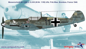 Wingsy Kits D5-08 German WWII Fighter MESSERSCHMITT Bf 109 E-3 1/48 – image 14