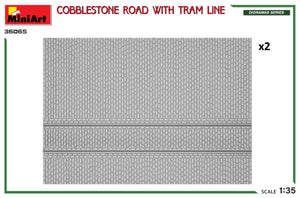 Miniart 36065 COBBLESTONE ROAD WITH TRAM LINE 1/35 – zdjęcie 2