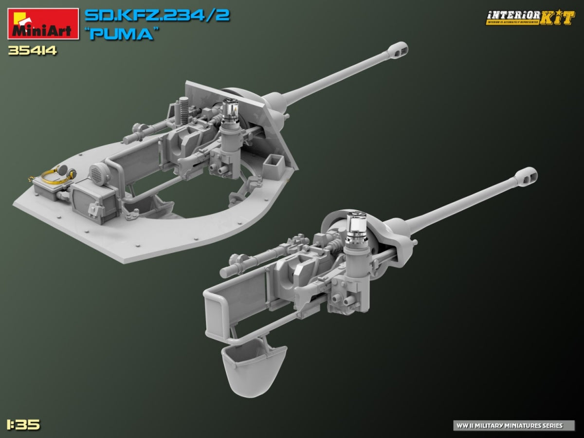 MiniArt 35414 Sd.Kfz. 234/2 PUMA. INTERIOR KIT 1/35 – zdjęcie 23