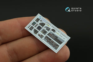 Quinta Studio QD48278 F/A-18А++ 3D-Printed &amp;amp; colored Interior on decal paper (HobbyBoss) 1/48 – image 5