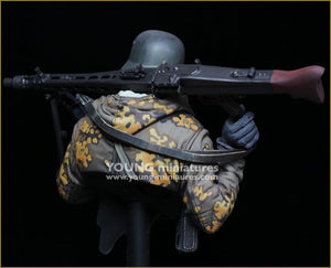 Young Miniatures YM1882 German Machine Gunner Eastern Front WWII 1/10 – zdjęcie 5
