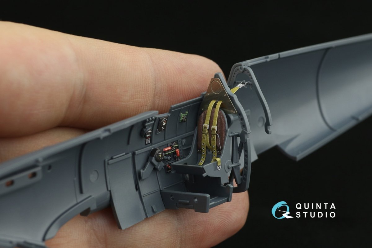 Quinta Studio QD48205 Spitfire Mk.II 3D-Printed &amp;amp; coloured Interior on decal paper (Eduard) 1/48 – zdjęcie 5