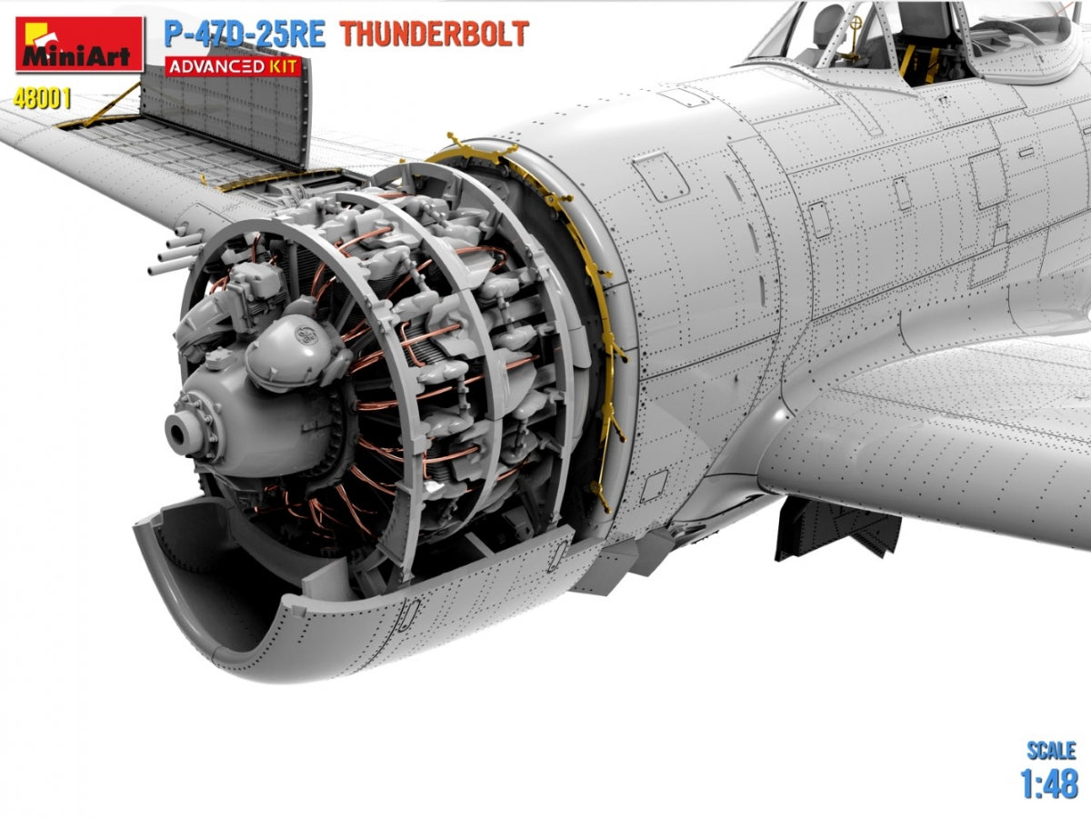 MiniArt 48001 P-47D-25RE Thunderbolt - Advanced Kit 1/48 – zdjęcie 8