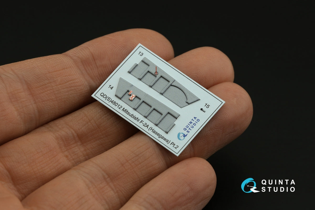 Quinta Studio QD48012 Mitsubishi F-2A 3D-Printed coloured Interior on decal paper (Hasegawa) 1/48 – zdjęcie 7