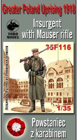 ToRo Model 35F116 Greater Poland Uprising 1918 - Insurgent with Rifle / Greater Poland Uprising 1918 Insurgent with Mauser rifle 1/35