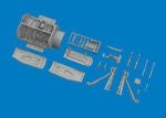 Eduard 6481188 Lockheed Martin F-16 C - Wheel Bays &amp; Legs Heavy Weight Tamiya Kits / 3D-Printed 1/48