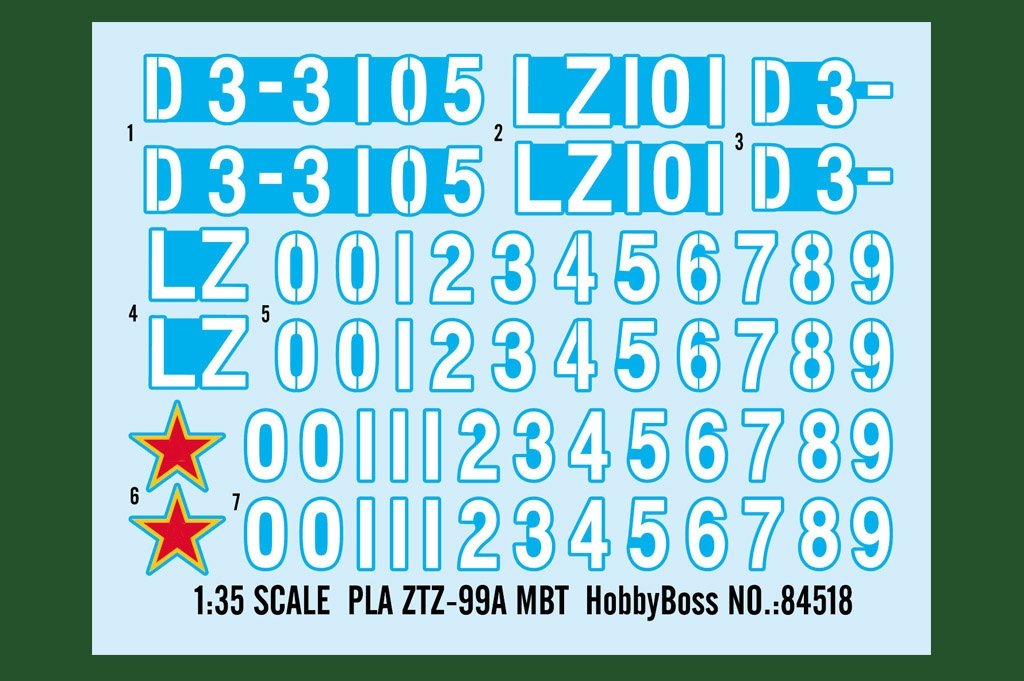 Hobby Boss 84518 PLA ZTZ-99A MBT 1/35 – zdjęcie 3