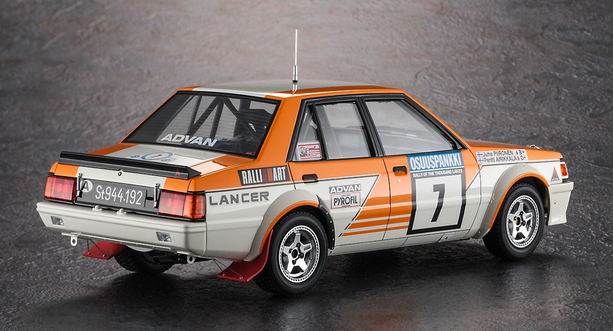 Hasegawa SP585 MITSUBISHI LANCER EX 2000 TURBO 1982 1000 LAKES RALLY DETAIL UP VERSION 1/24 – image 3