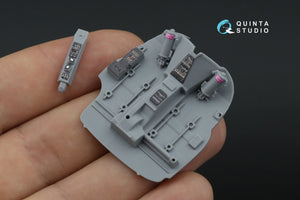 Quinta Studio QDS-48470 Ka-52 3D-Printed coloured Interior on decal paper (Zvezda) (Small version) 1/48 – zdjęcie 12