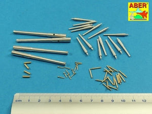 Aber 200L-07 Armament for japaneese pre-dreadnought Mikasa 305mm x 4, 152mm x 14, 76mm x 20, 37mm x 12 1/200 – zdjęcie 2